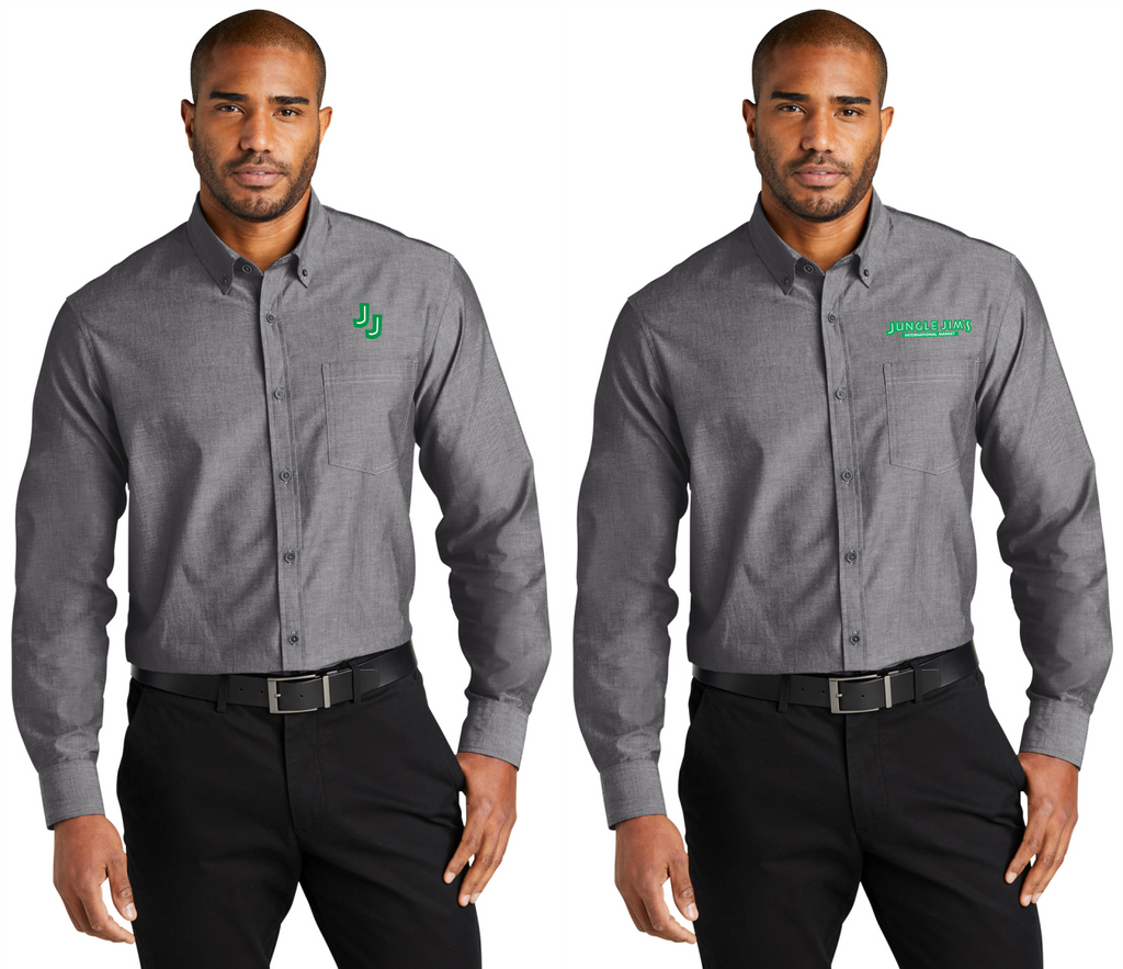 Jungle Jim's W382 Port Authority® Long Sleeve Chambray Easy Care Shirt